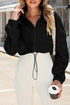 'Amity' Zip Up Cropped Jacket - Celes Fashion